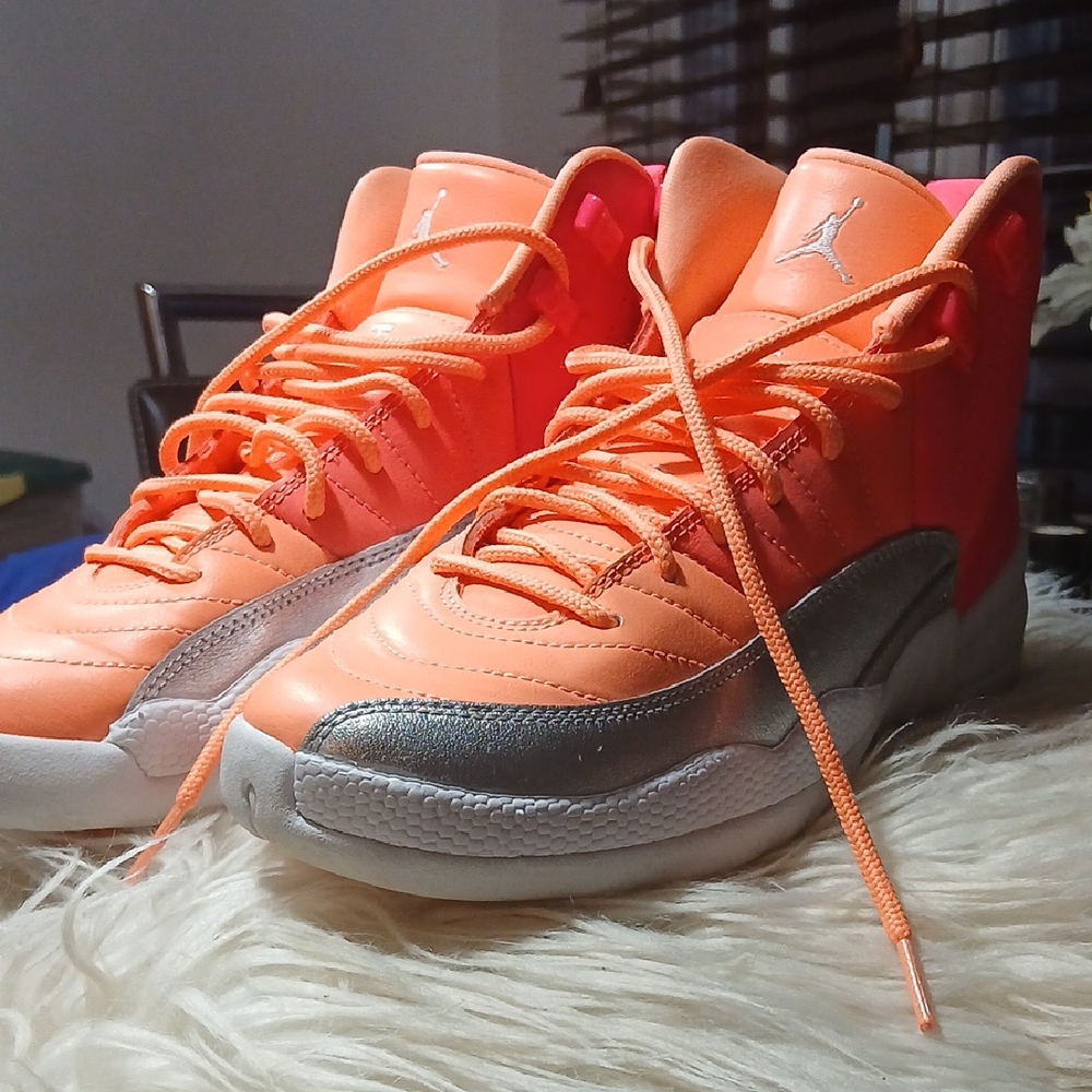 Jordan Kids Sneakers in Orange and Silver